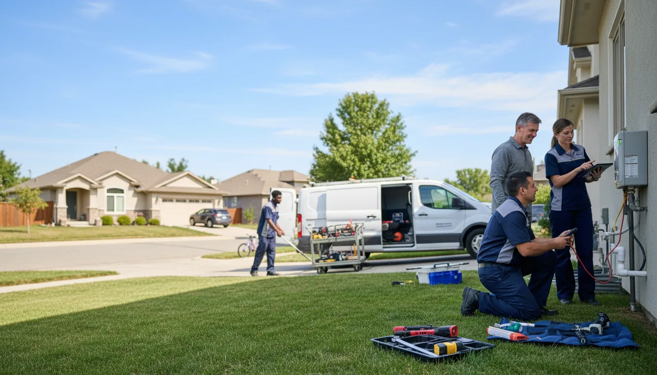 Tankless water heater service in Cunningham, TX